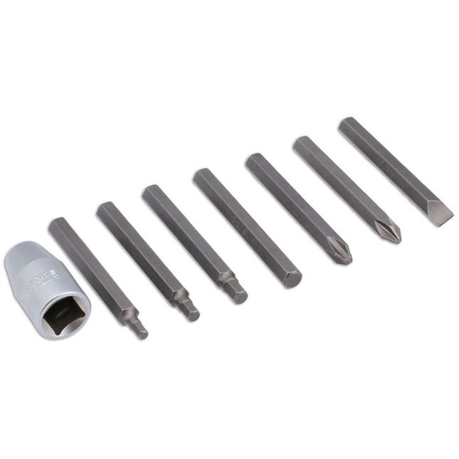 Product image for Laser 8506 1/2"D Impact Bit Set 8pc