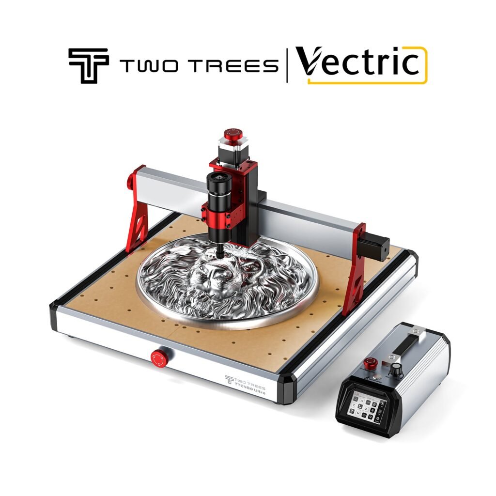 Product image for Twotrees TTC450 Ultra CNC Router Machine - US / None / VCarve Desktop