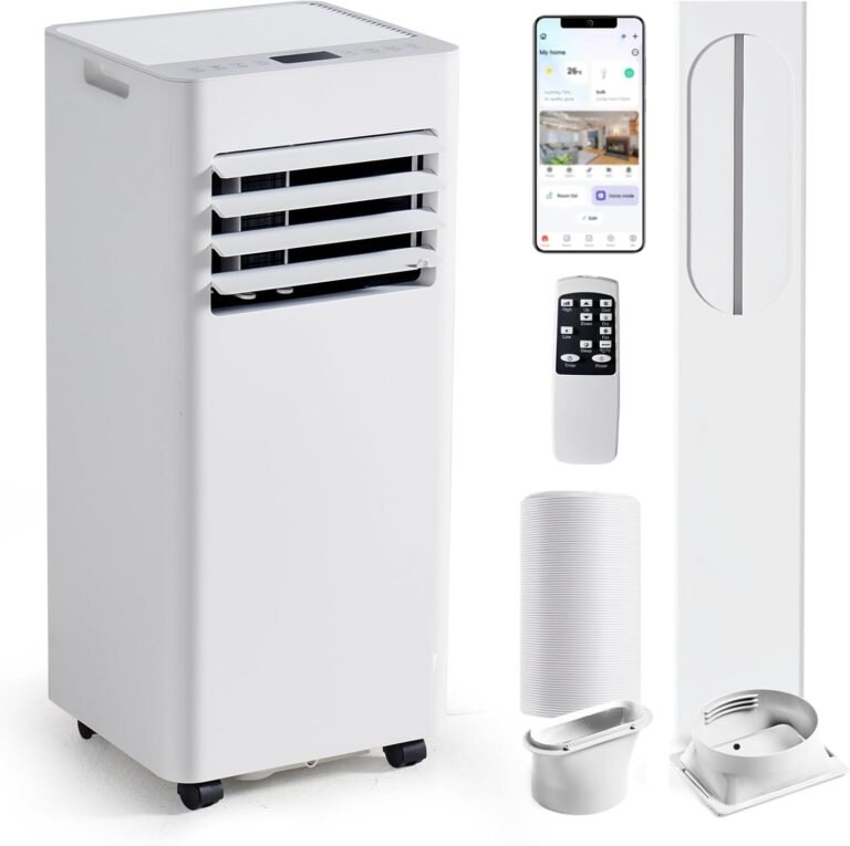 Product image for Aoxun Portable Air Conditioner with Heating,9000 BTU Smart WiFi AC Unit for Roo…