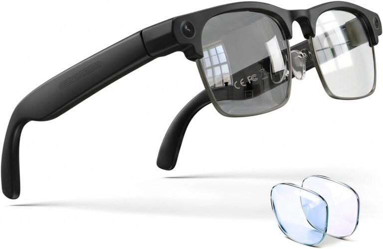 Product image for AI Smart Glasses with Camera, 8MP Camera Glasses for Life Vlog Travel Work, 4K …