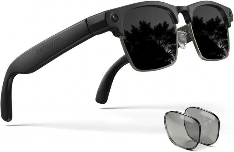 Product image for AI Smart Glasse for Men Women —8 MP Camera, Open-Ear Speakers for Audio, Video …