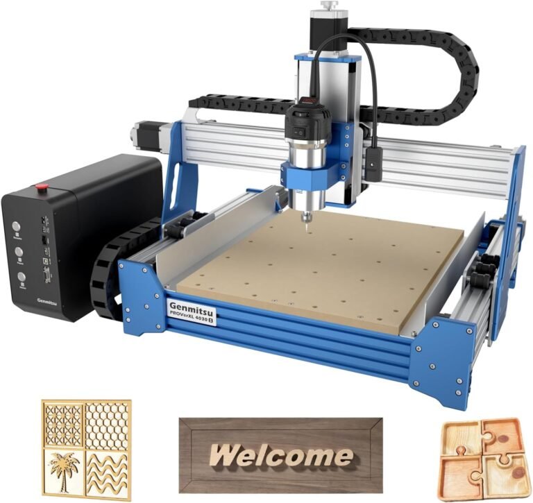Product image for Genmitsu PROVerXL 4030S CNC Router Machine with 710W Spindle, Upgraded 3-Axis D…