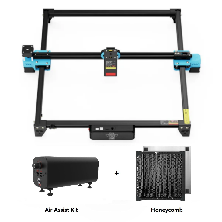 Product image for Twotrees TTS-20 Pro 20W Laser Engraver Machine + Honeycomb + Air Assist Kit - AU