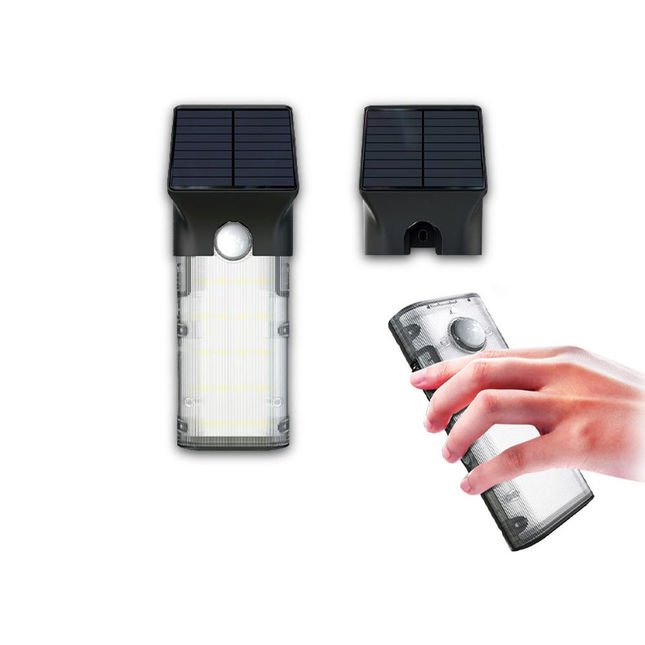 Product image for NightSearcher NexSun 2-in-1 Detachable Solar Powered Wall Light