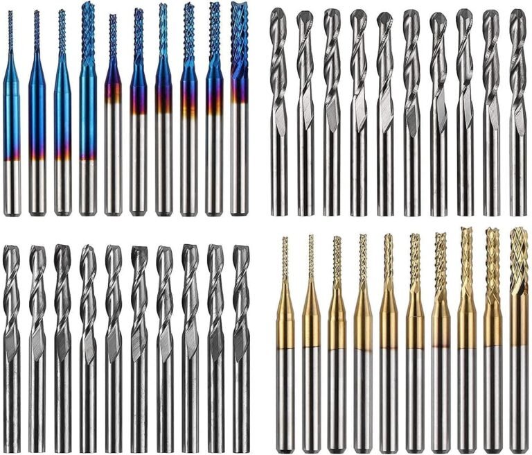 Product image for Twotrees 40 PCS End Mills CNC Router Bits