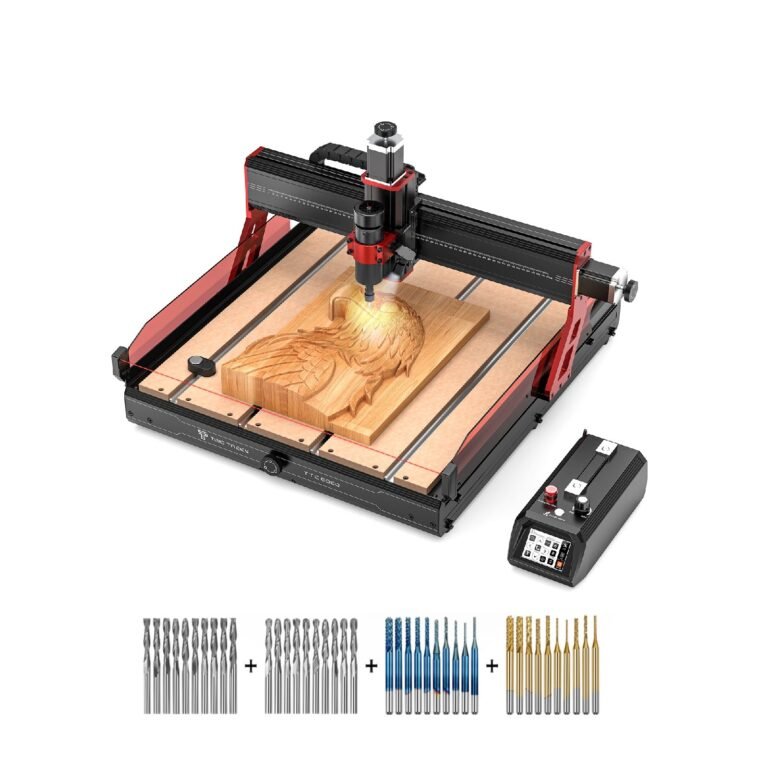 Product image for Twotrees TTC6050 CNC Router Machine - US / End Mills / None