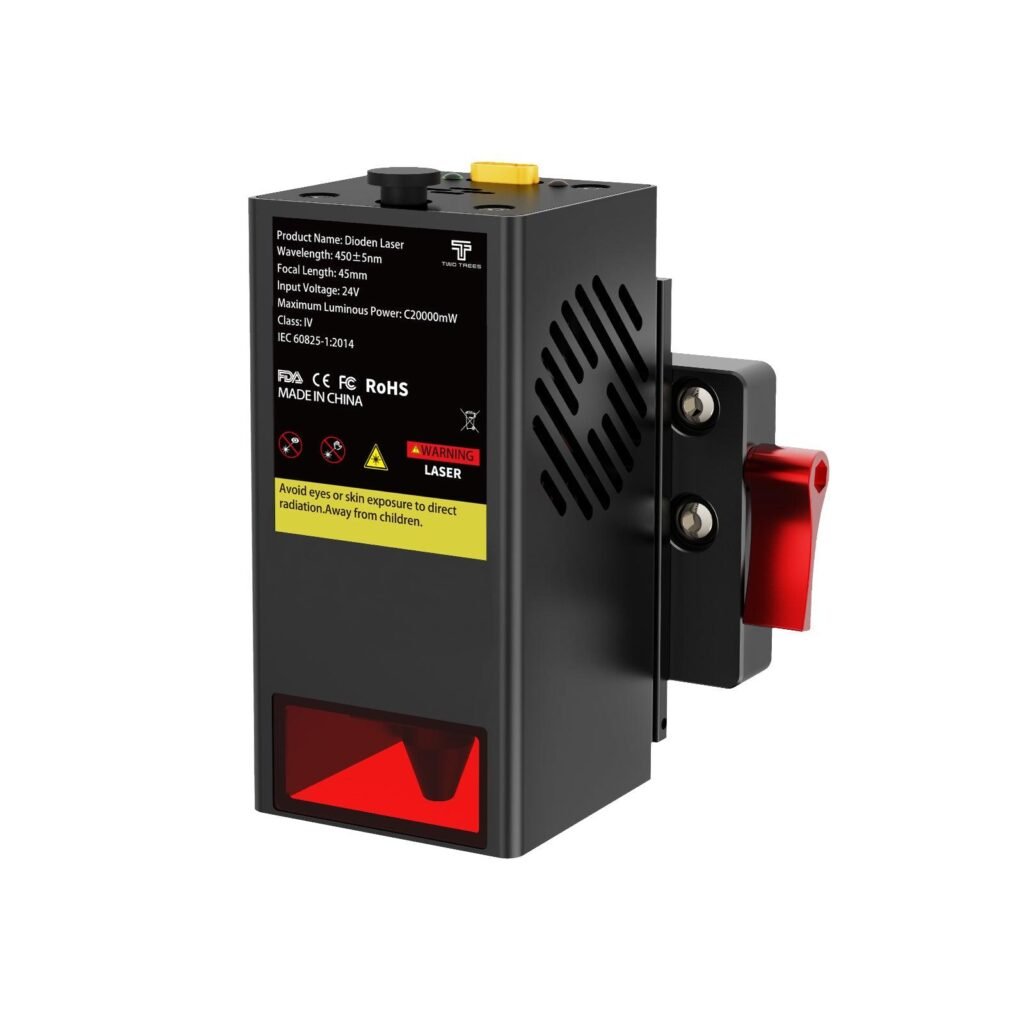 Product image for Twotrees TC20 Laser Module for TTC450 Pro / TTC450 Ultra / TTC6050 / TTC-H40 - …