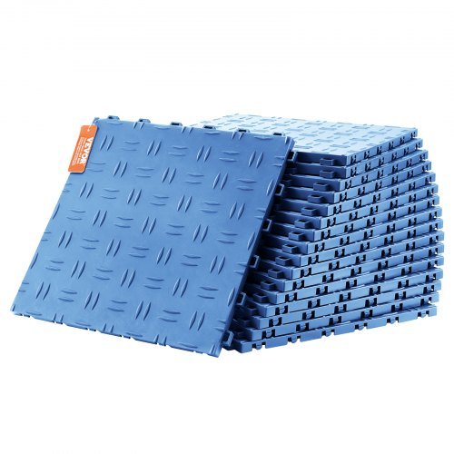 Product image for VEVOR Garage Tiles Interlocking, 12 x 12 x 0.53 inch 50 Pack Garage Floor Cover…