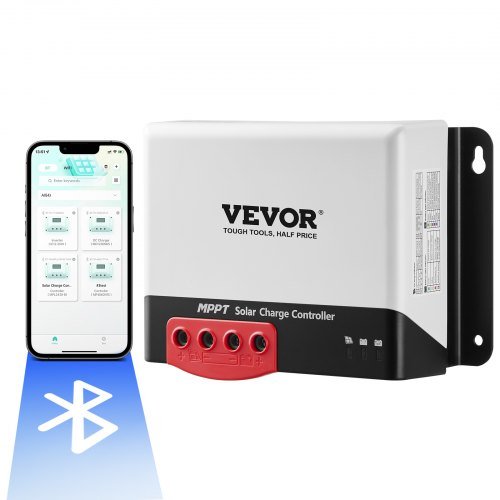 Product image for VEVOR 50A MPPT Solar Charge Controller, 12V / 24V Auto DC Input, Solar Panel Re…