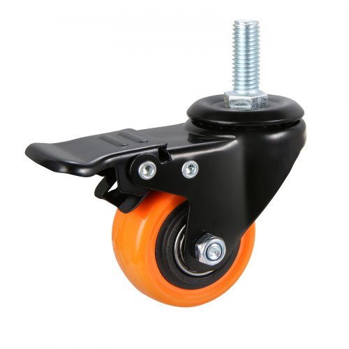 Product image for VEVOR Caster Wheels, 2 inch, Set of 4, 110 lbs Load Capacity, Threaded Stem Cas…