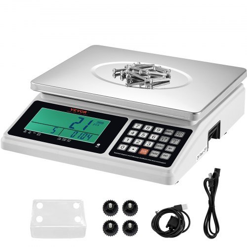 Product image for VEVOR Industrial Counting Scale, 30 kg x 1 g, Digital Scale for Parts and Coins…