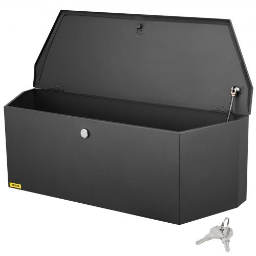 Product image for VEVOR Trailer Tongue Box, Carbon Steel Tongue Box Tool Chest, Heavy Duty Traile…