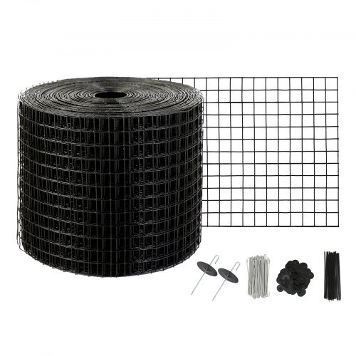 Product image for VEVOR 6 inch x 50ft Solar Panel Bird Guard, Critter Guard Roll Kit with 50pcs A…