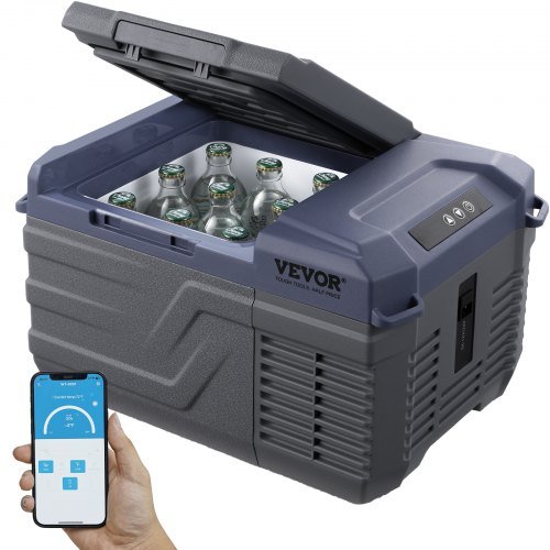 Product image for VEVOR Car Refrigerator, 12 Volt Car Refrigerator Fridge, 9 L Single Zone Portab…