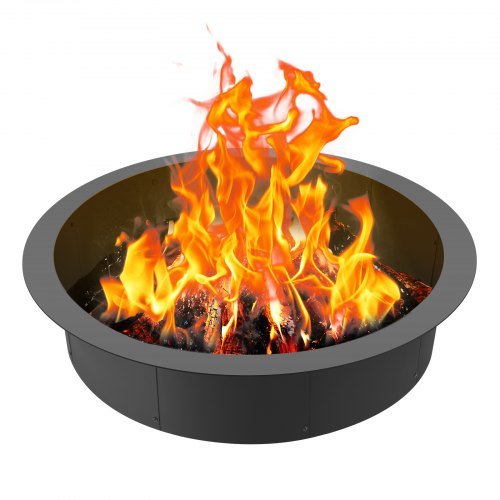 Product image for VEVOR Fire Pit Ring, 44-Inch Outer/39-Inch Inner Diameter, 10inch Height 2.5mm …