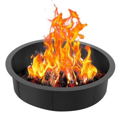 Product image for VEVOR Fire Pit Ring, 45-Inch Outer/39-Inch Inner Diameter, 10inch Height Fire P…
