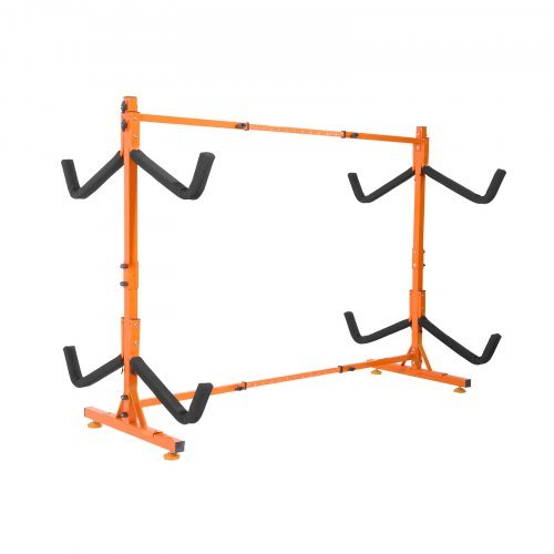 Product image for VEVOR Freestanding Kayak Storage Rack, Kayak Stand for 4 Kayak Canoe Paddleboar…