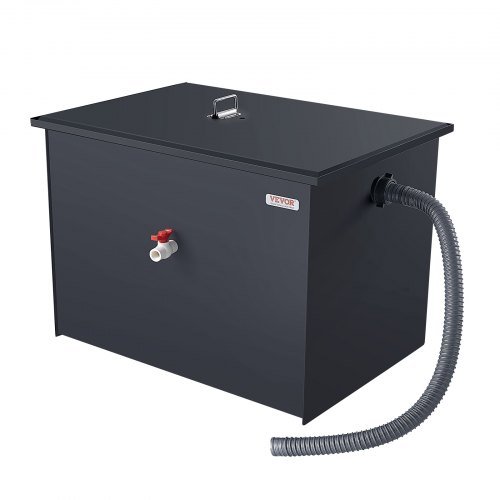 Product image for VEVOR Commercial Grease Trap, 30 LBS Grease Interceptor, Side Inlet Interceptor…