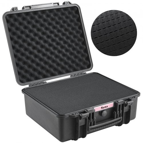 Product image for VEVOR Hard Pistol Cases with Pre-cut PU Foam, Waterproof & Dustproof Hard Gun C…