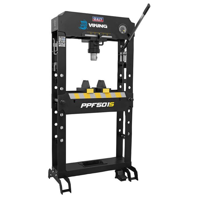 Product image for Sealey PPF501S Viking Pneumatic / Hydraulic 50 Tonne Floor Press