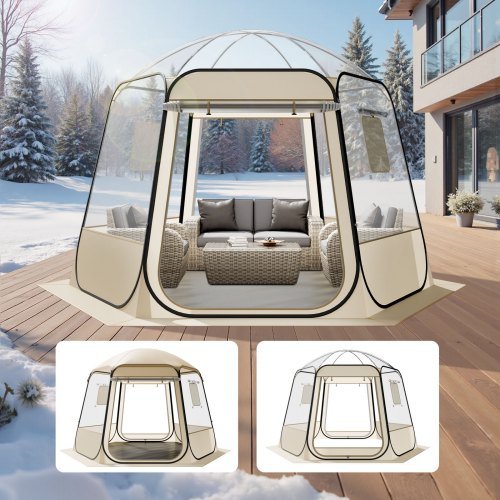 Product image for VEVOR Pop up Bubble Tent, 10 x 9.2 ft Waterproof & UV-Resistant, Compared Camping …